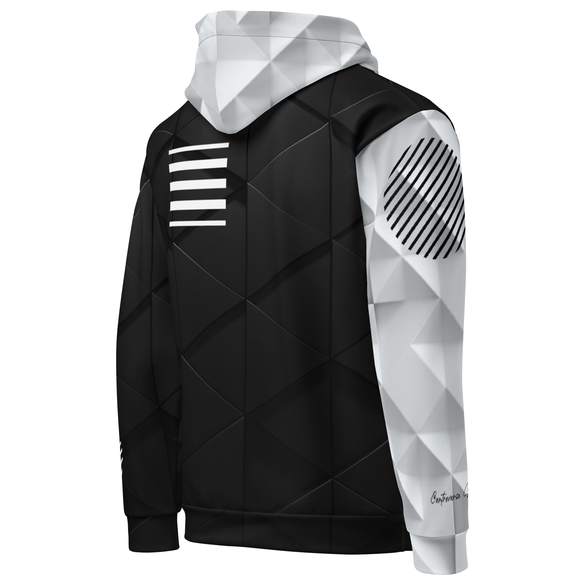Tech in Black & White Hoodie (S-2X)