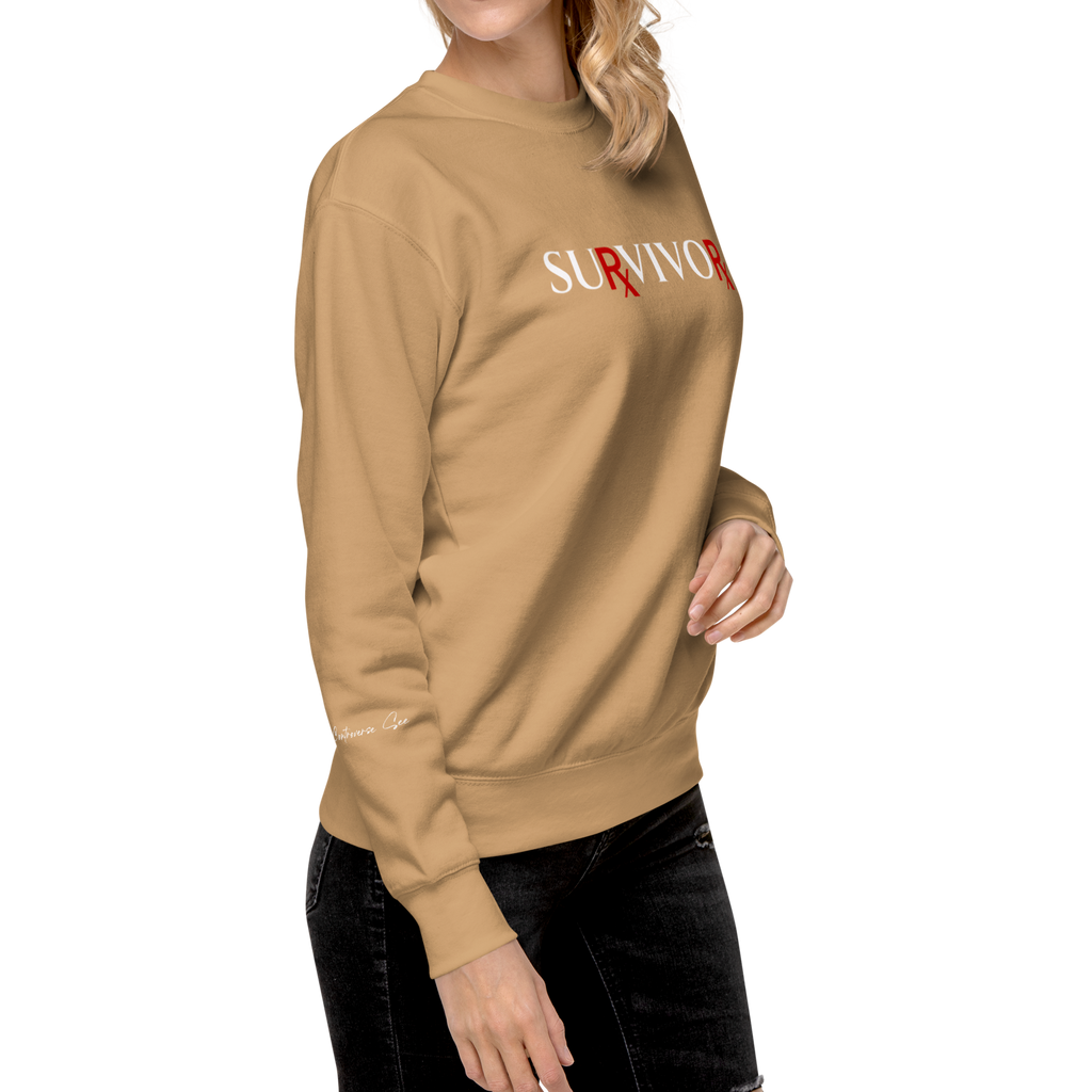 STRONG, BRAVE, and COURAGEOUS BIG PHARMA SURVIVOR Unisex Sweatshirt (S-2X) 5 COLORS