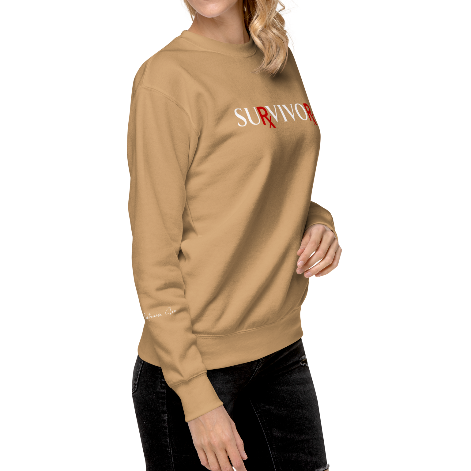 STRONG, BRAVE, and COURAGEOUS BIG PHARMA SURVIVOR Unisex Sweatshirt (S-2X) 5 COLORS