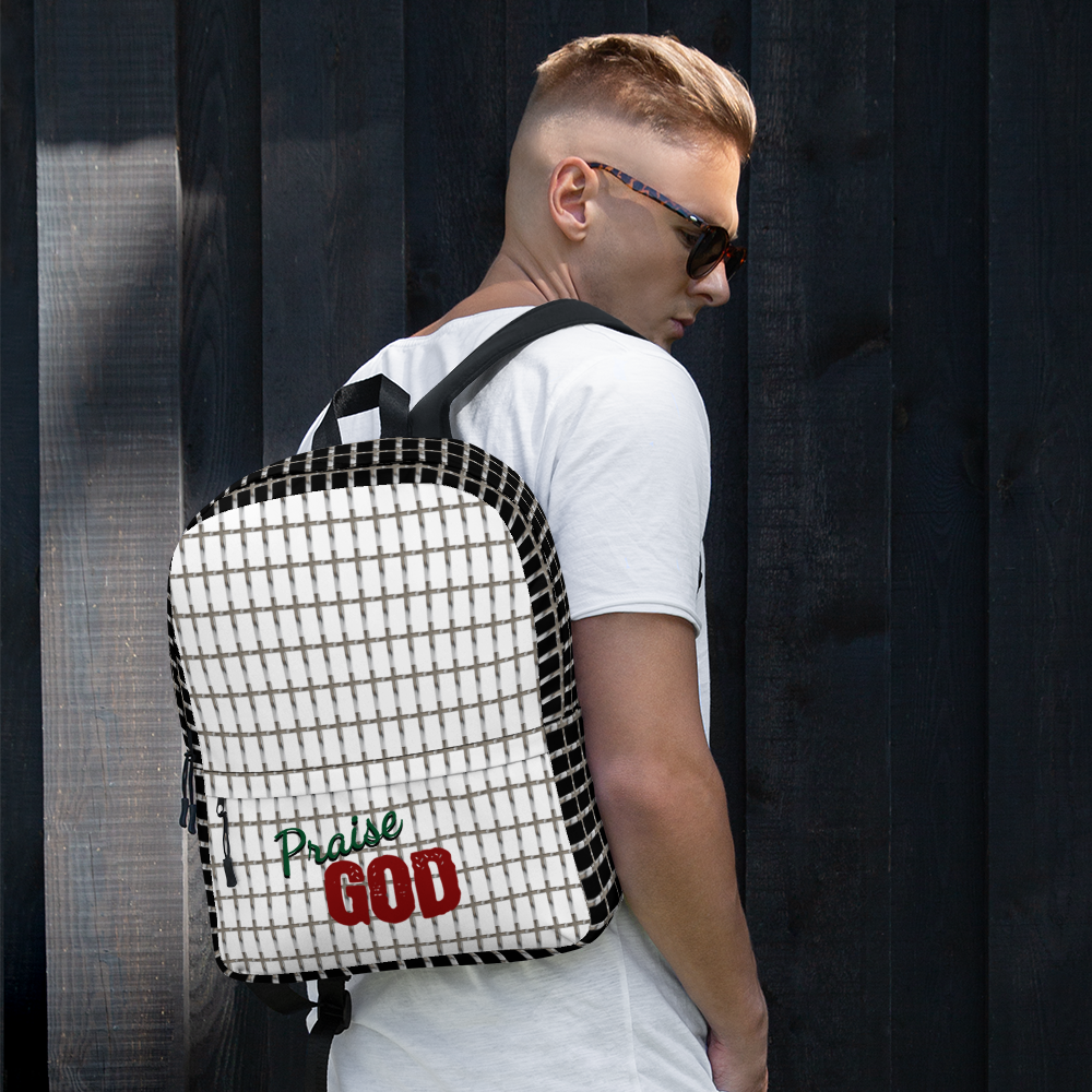 Praise God Chrome Cross Backpack