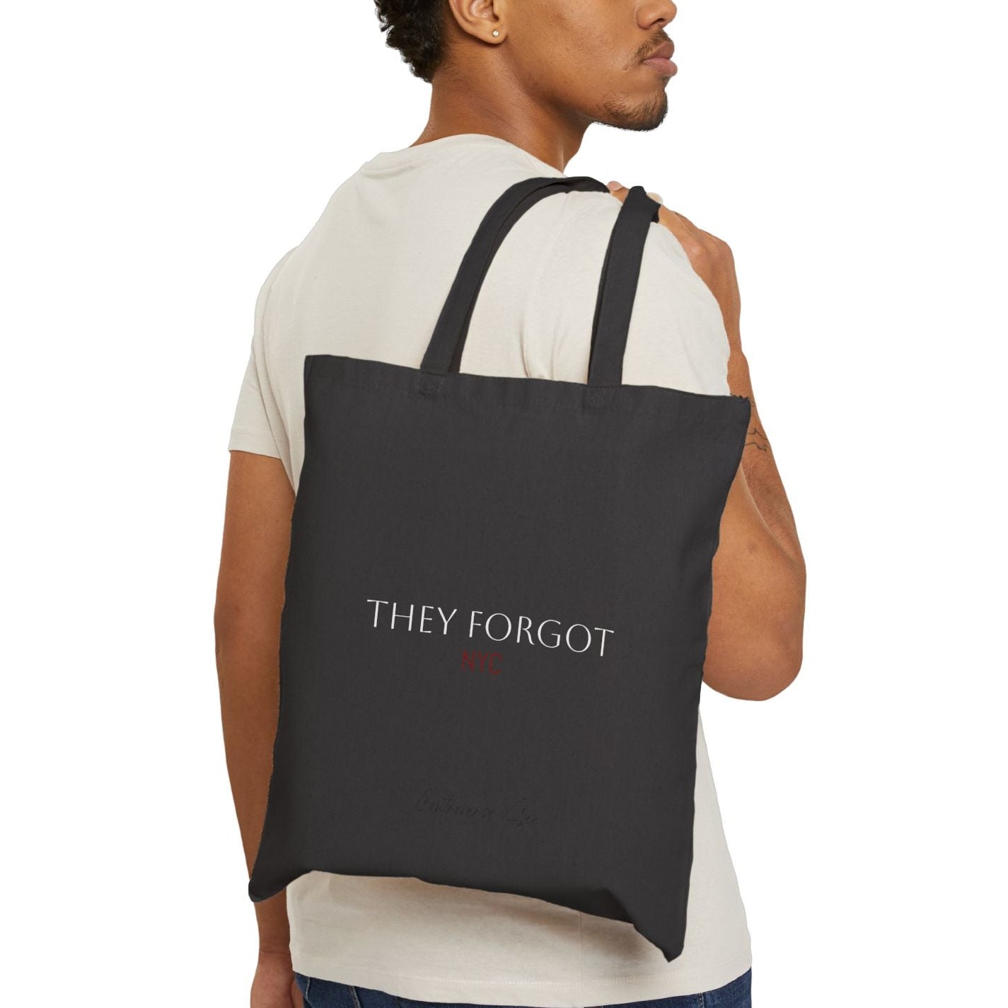 They Forgot 9/12 NYC Tote Bag (double sided print)