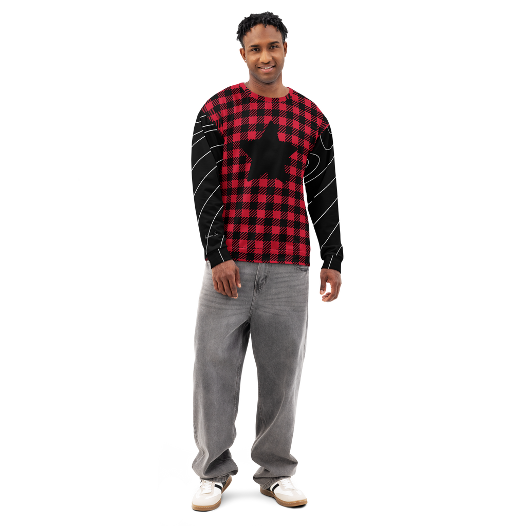 Plaid Star Sweatshirt (S-2X)