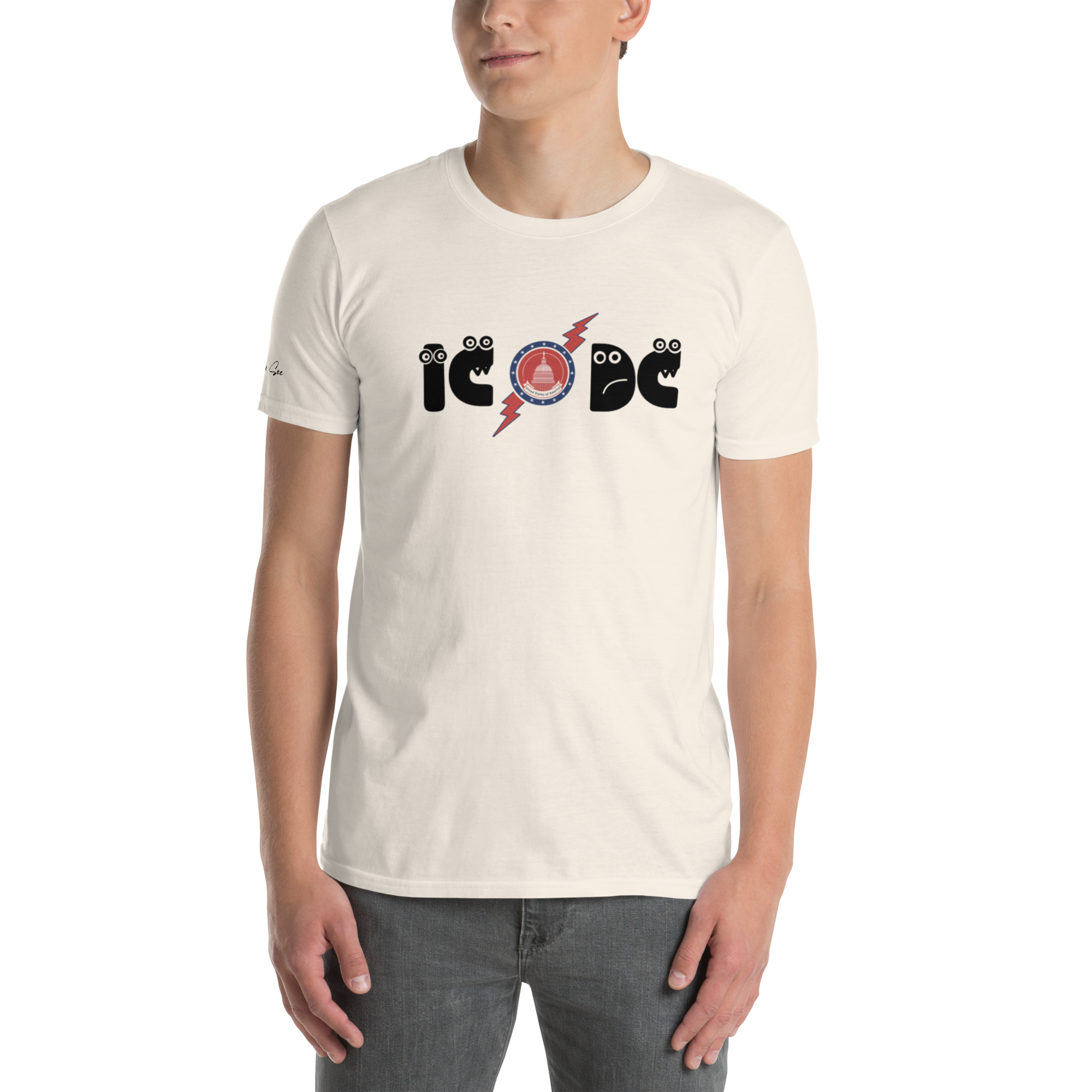 Comical Political Parody Naughty DC Politicians Can't Hide Unisex T-shirt (S-2X) 6 Colors