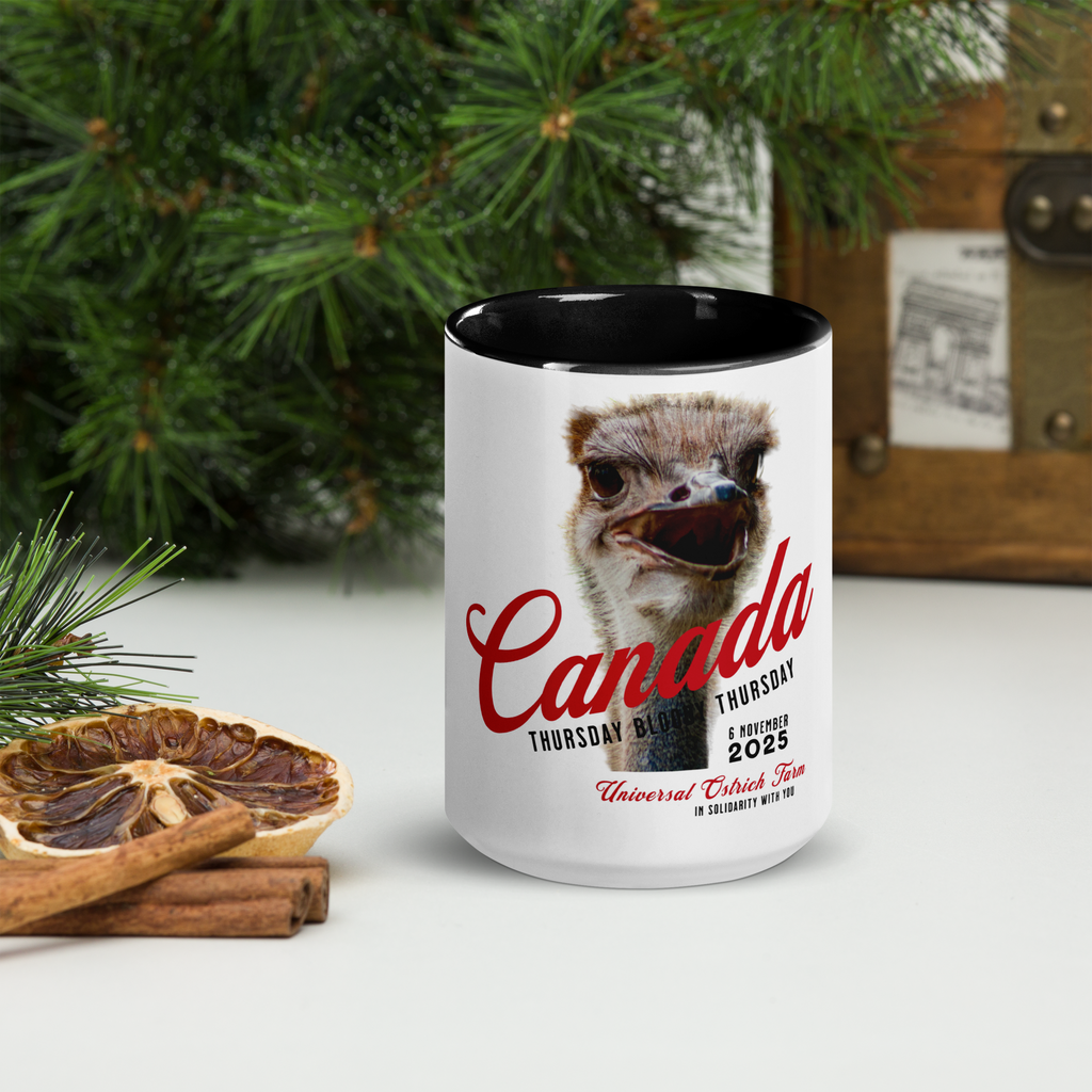 Canada Ostrich Farm Remembrance Mug for charity (15 oz)