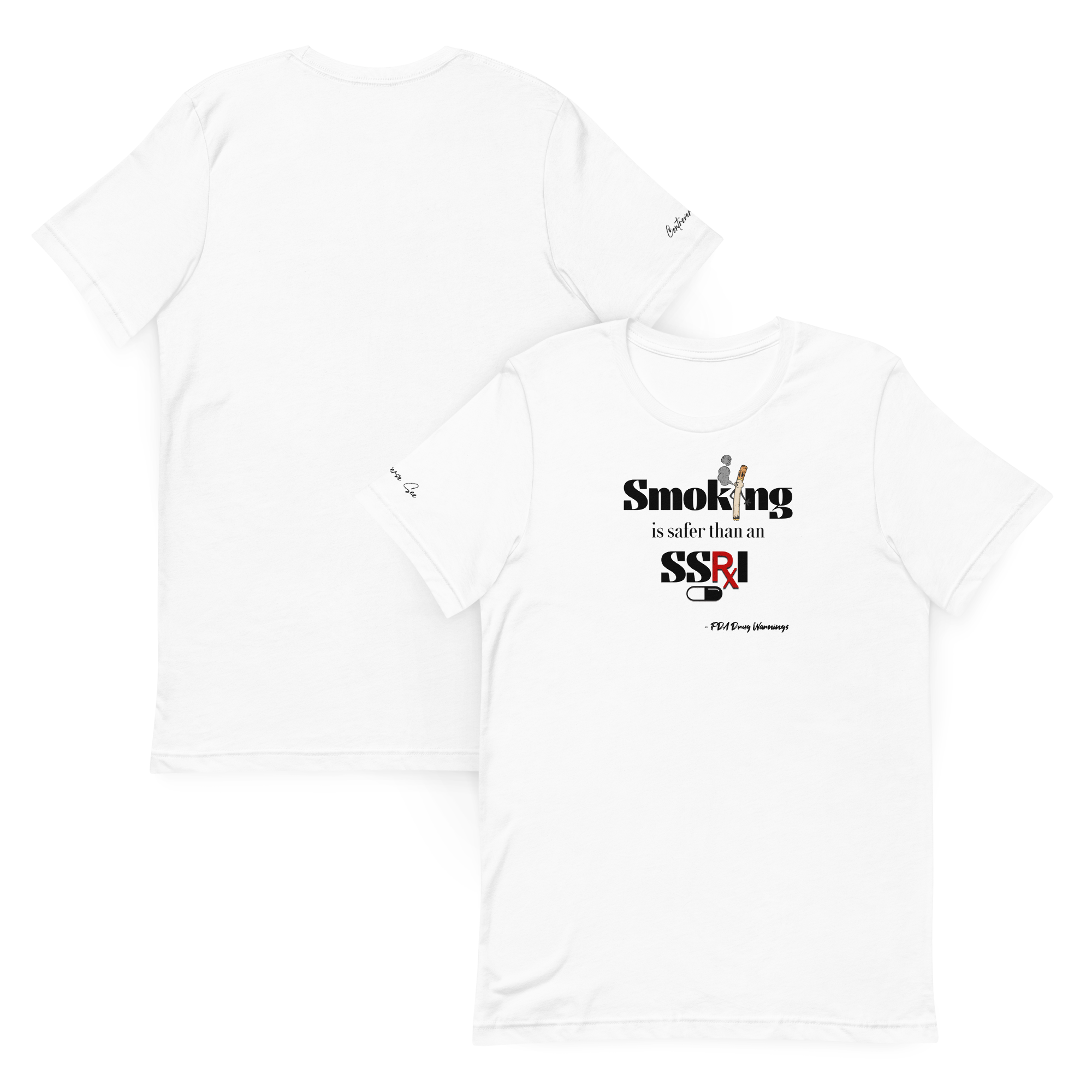 Provocative & Revealing Big Tobacco vs Big Pharma Premium Unisex T-Shirt (S-2x) 3 Colors