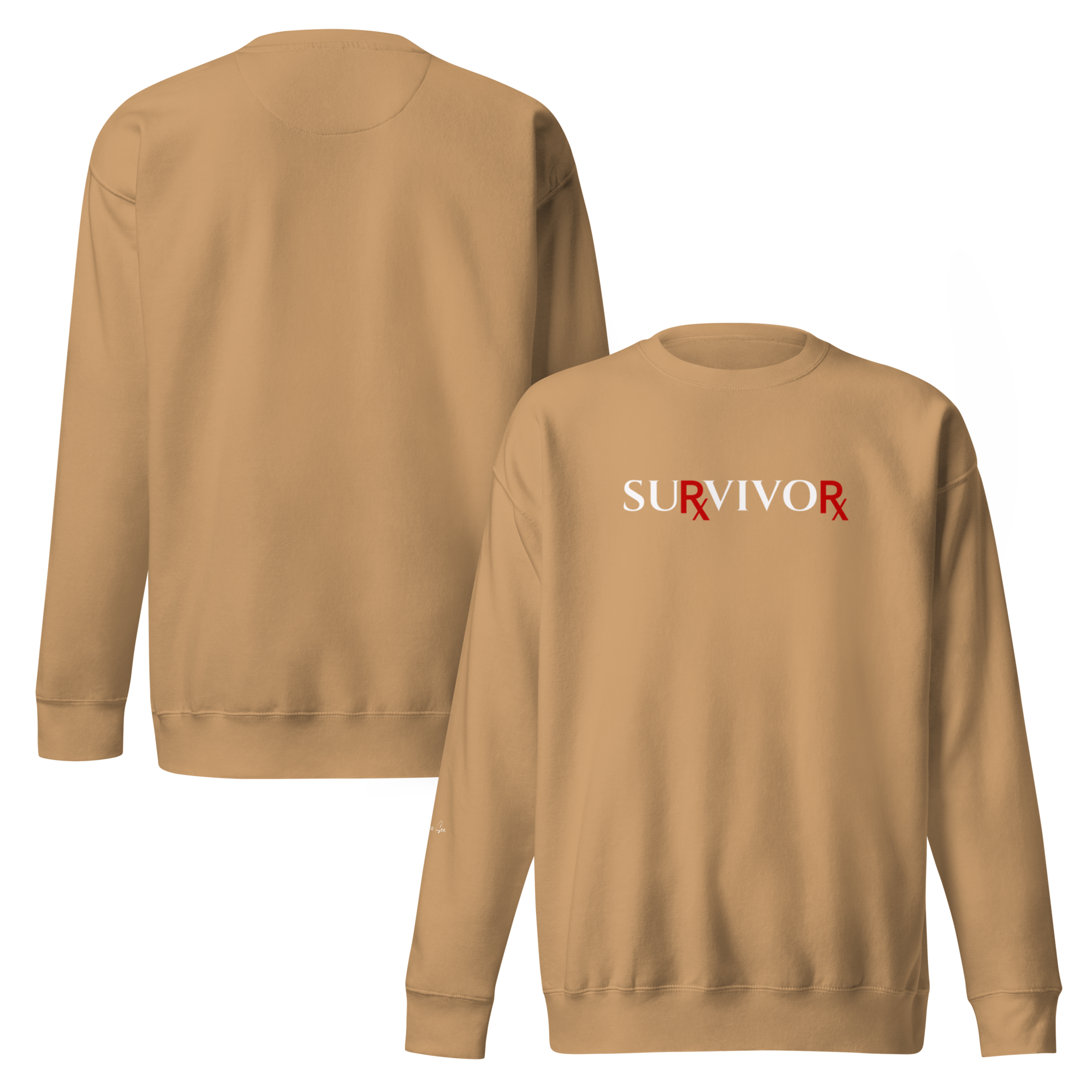 STRONG, BRAVE, and COURAGEOUS BIG PHARMA SURVIVOR Unisex Sweatshirt (S-2X) 5 COLORS