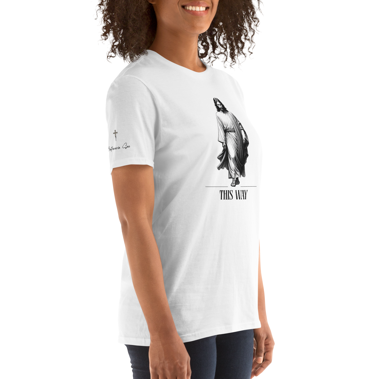 Religiously, Faithfully Following Jesus This Way Unisex T-shirt (S-2X) 3 COLORS