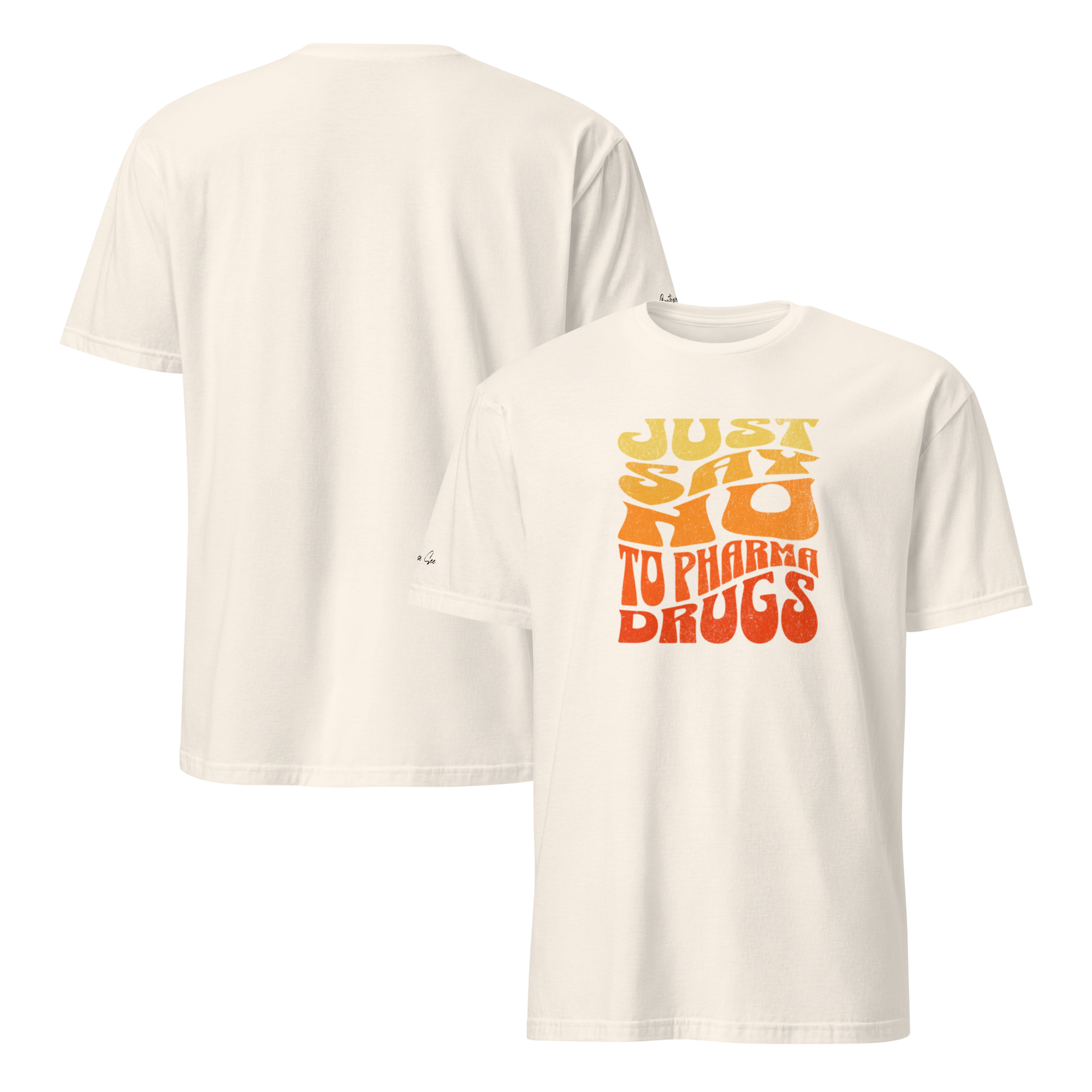 Colorfully Groovy Generation Just-Say-No Knows Unisex T-shirt (S-2X) 4 colors