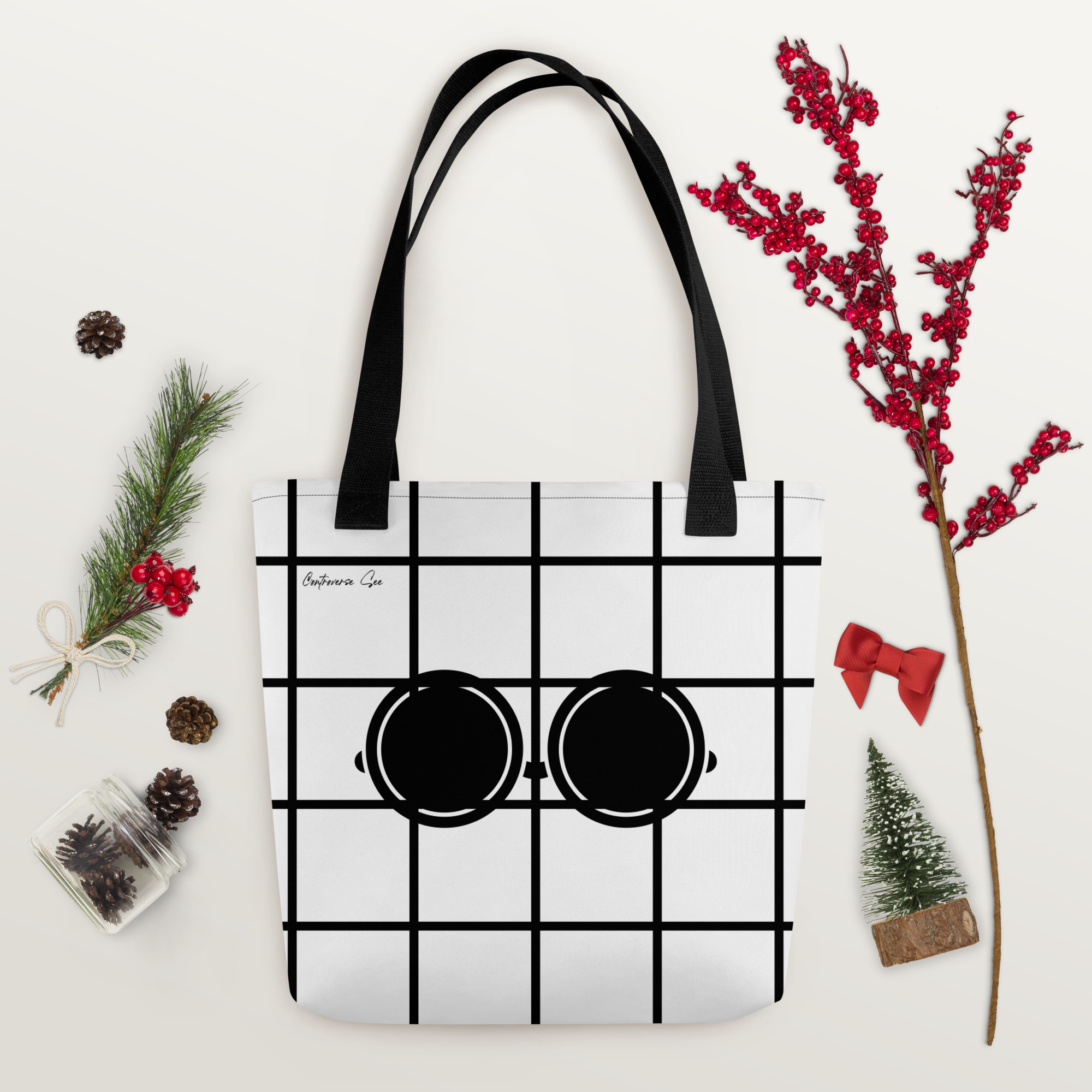 IC/DC Tote Bag (2 handle color options) dual sided graphic