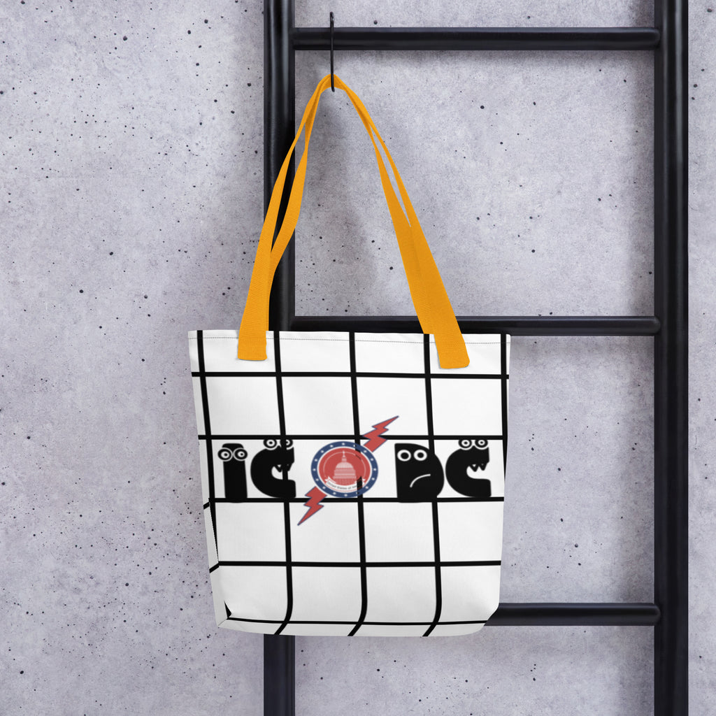 IC/DC Tote Bag (2 handle color options) dual sided graphic