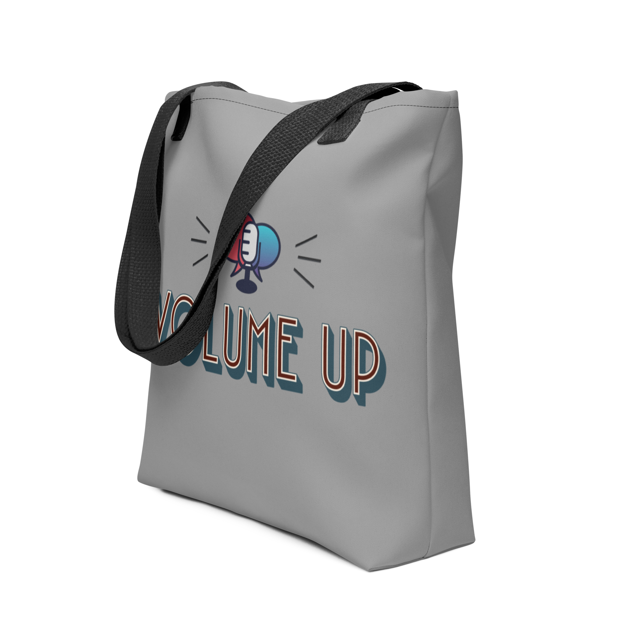 Retro, Vibrant, and Empowering Signature VOLUME UP All-Ages Tote Bag - 2 COLORS
