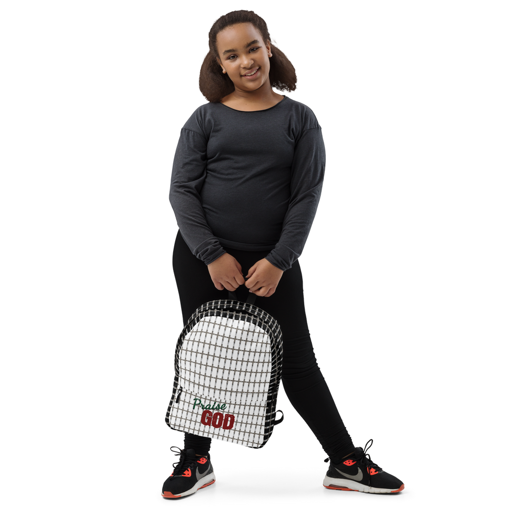 Praise God Chrome Cross Backpack