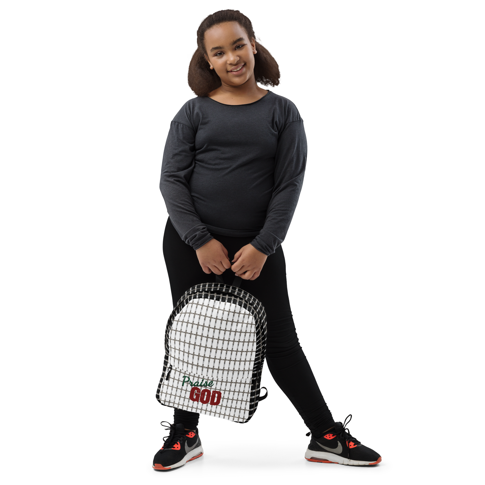 Praise God Chrome Cross Backpack