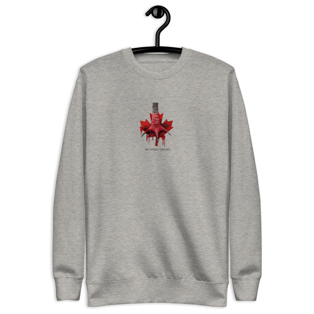 Canada Ostrich Farm Remembrance Flag & Foot Sweatshirt for charity (3 color options) S-2X