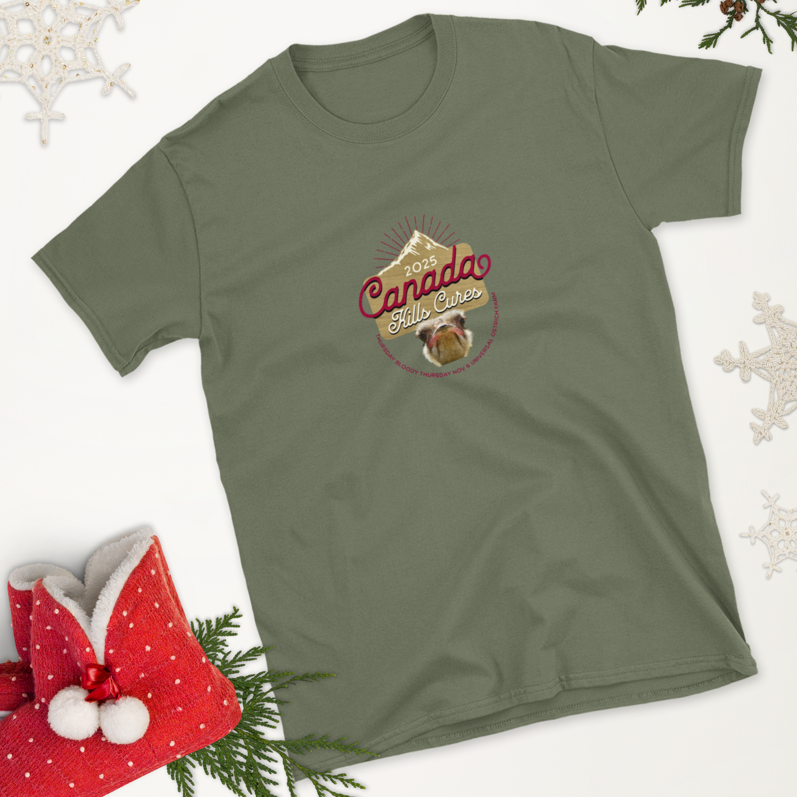 Canada Kills Cures t-shirt for charity (6 color options) S-2X