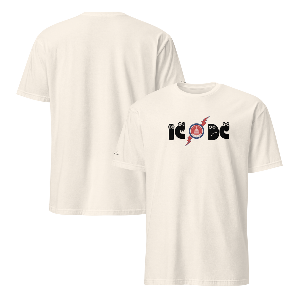 Comical Political Parody Naughty DC Politicians Can't Hide Unisex T-shirt (S-2X) 6 Colors
