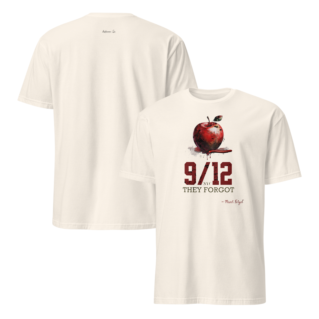 Powerful NYC 9/11 Remembrance or Forget Soft-Style Unisex T-Shirt (S - 2X) 5 Colors