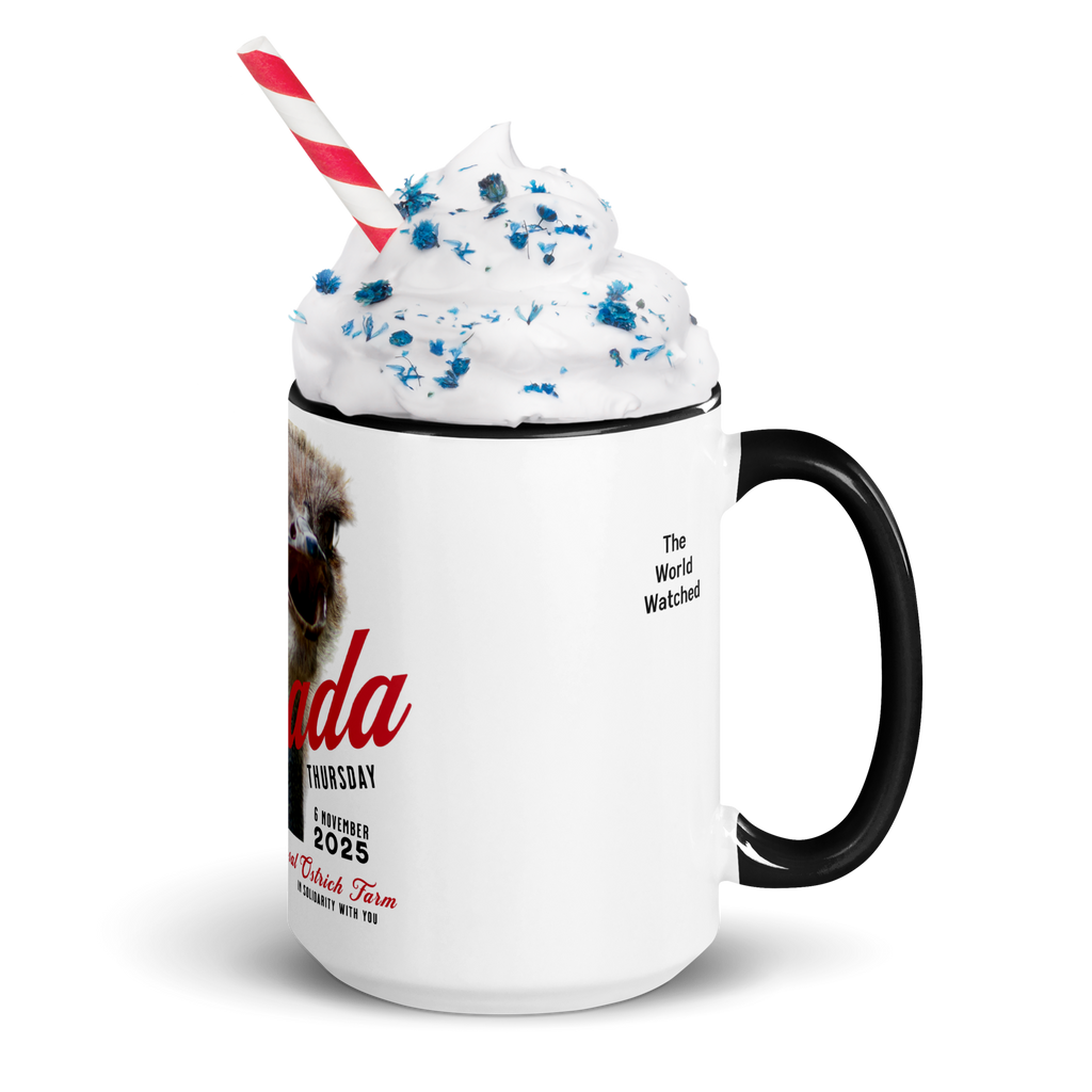 Canada Ostrich Farm Remembrance Mug for charity (15 oz)