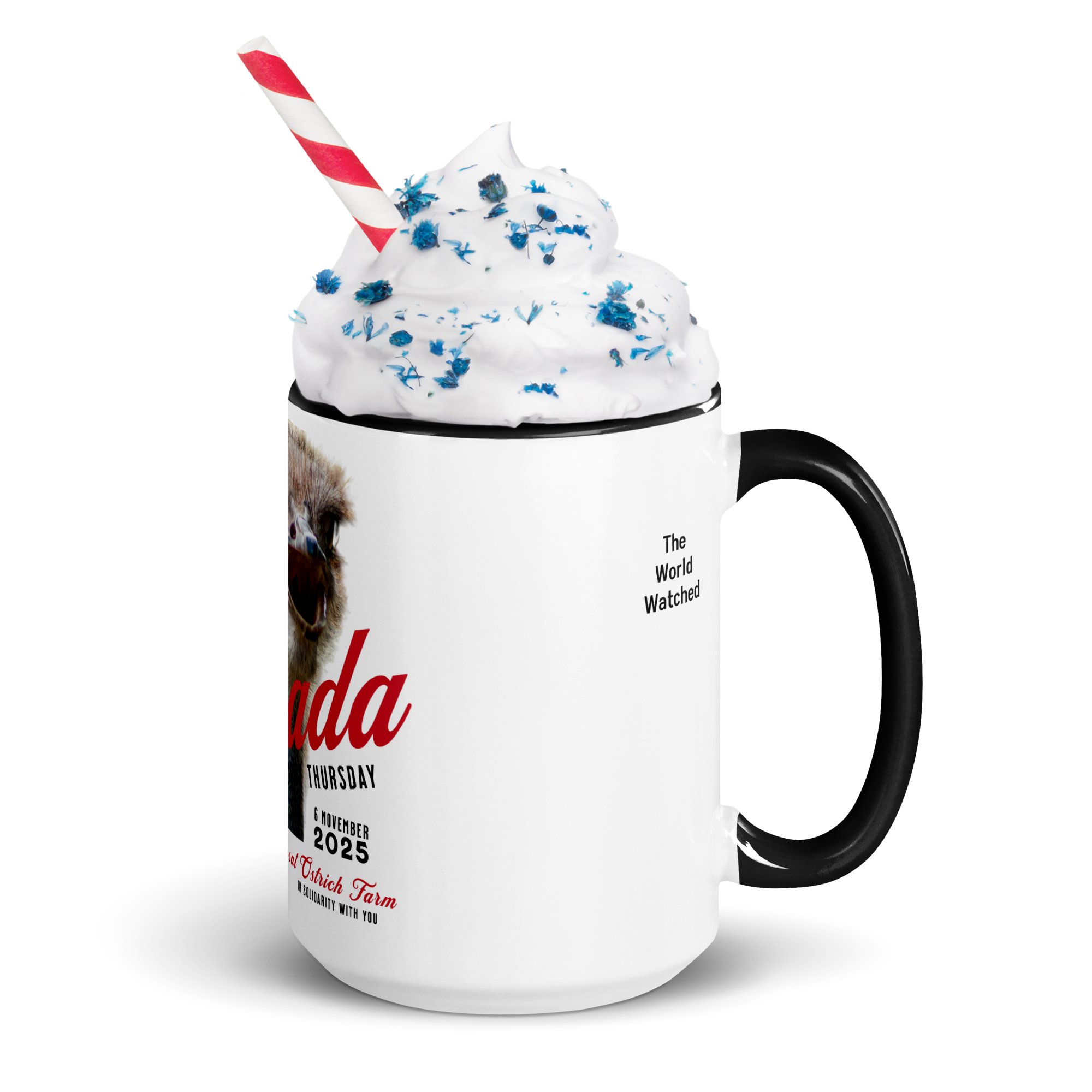 Canada Ostrich Farm Remembrance Mug for charity (15 oz)