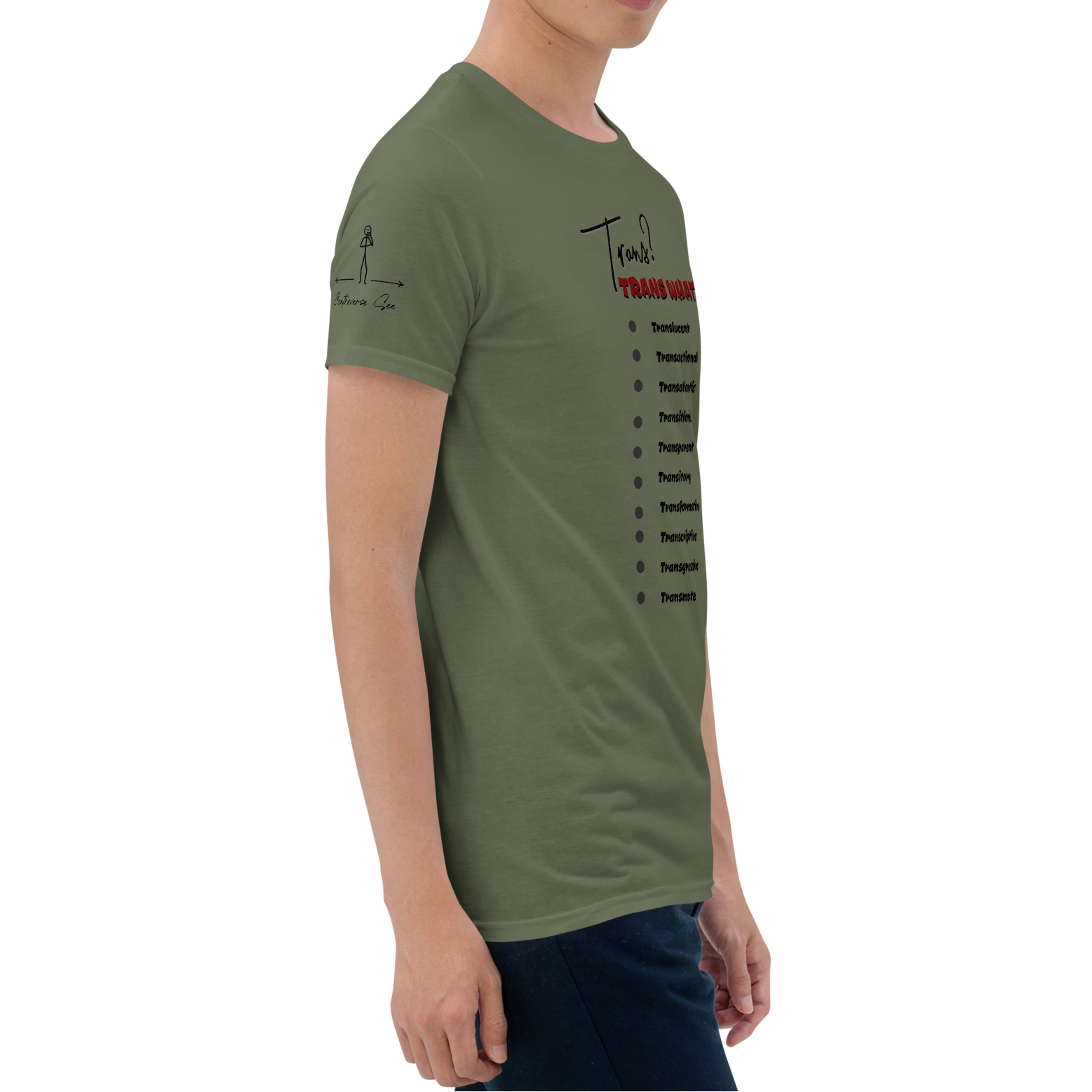 Playful, Jaunty, Smart-alecky What's Your Trans Unisex T-shirt (S-2X) 3 COLORS