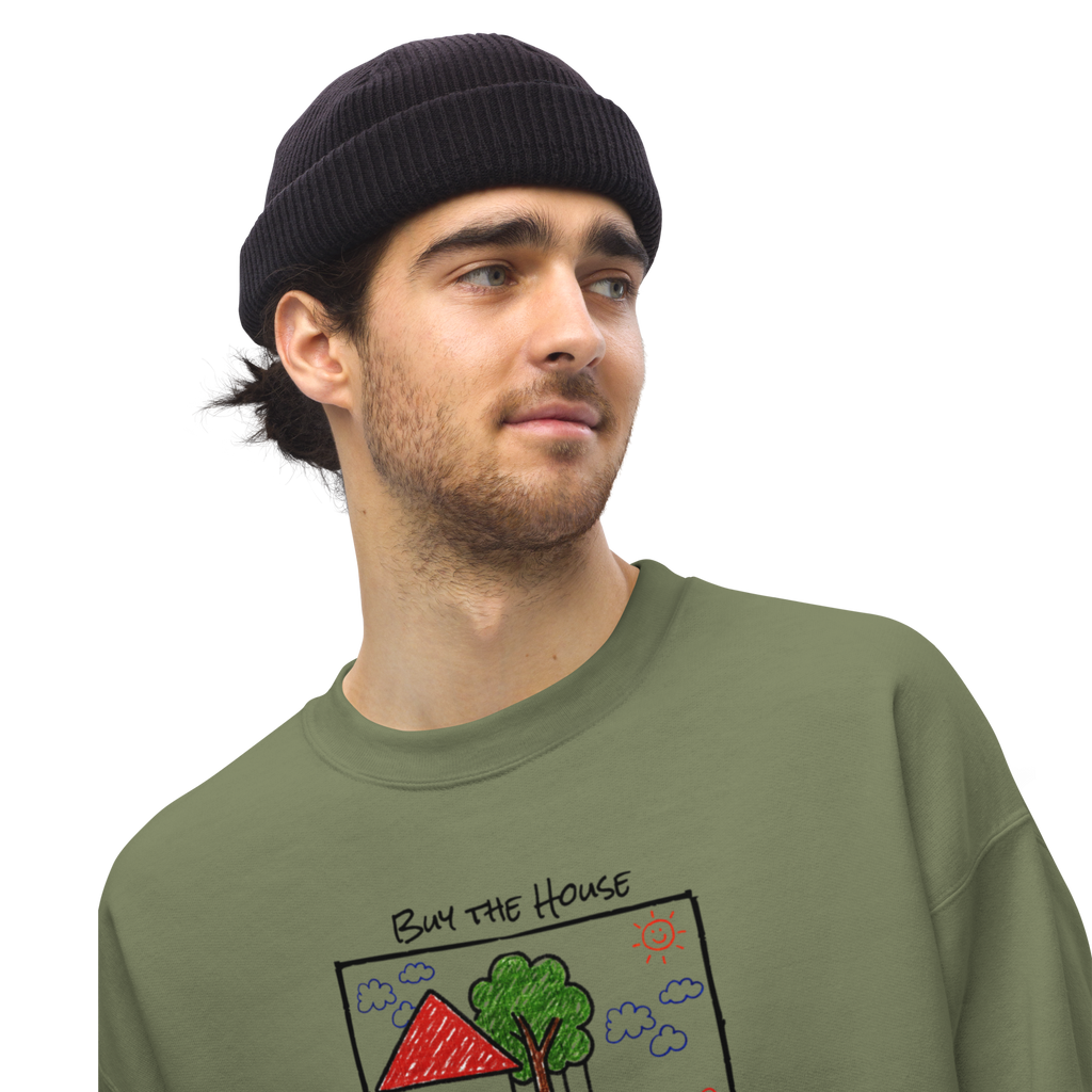 Buy the House sweatshirt (3 color options) S-2X