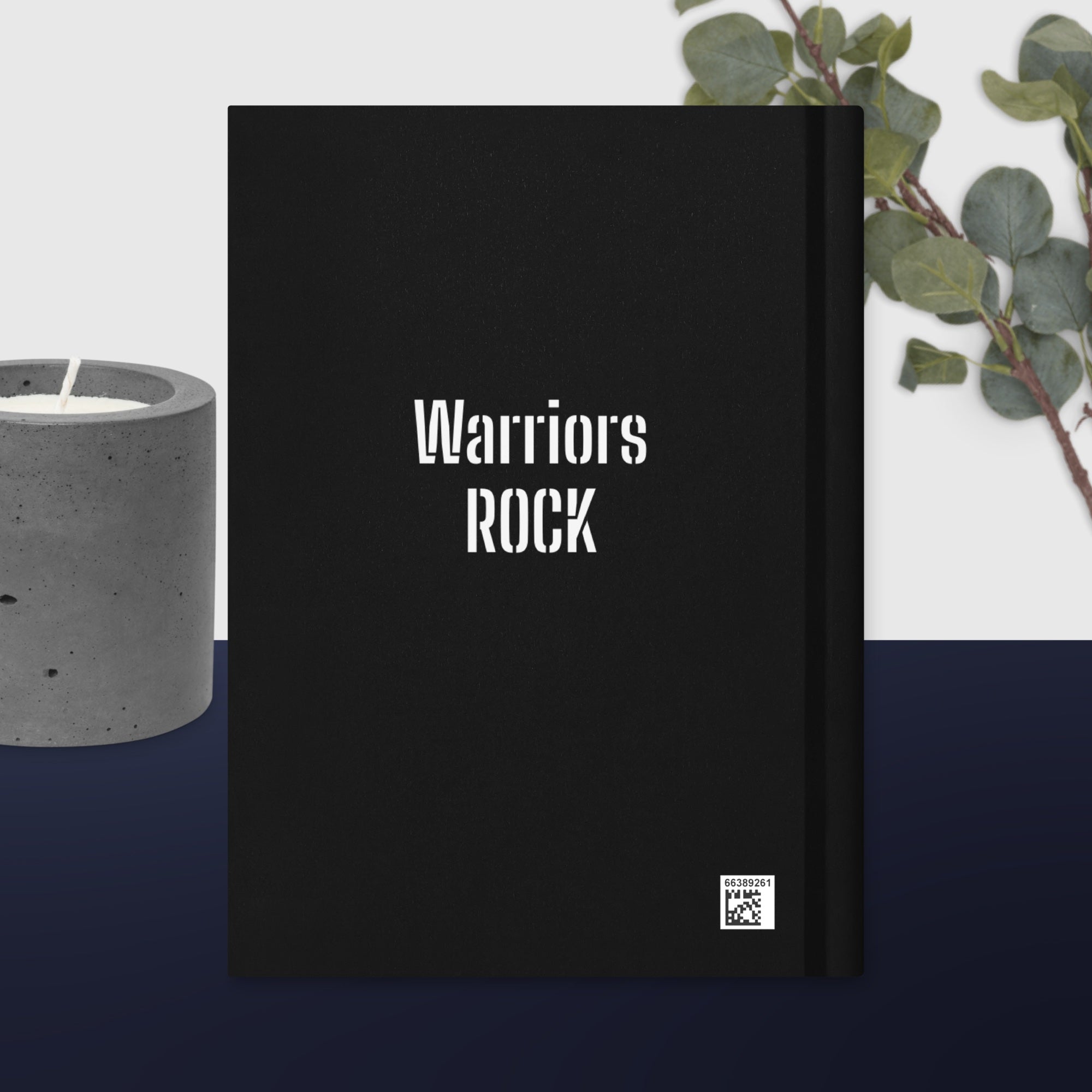 Warrior's Rock Hardcover Journal (front/back graphic) matte