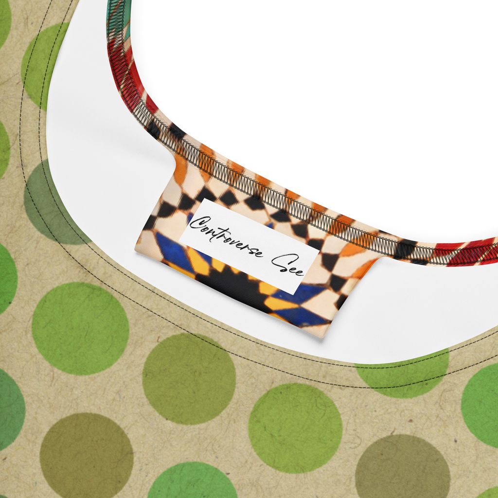 Tapestry Dot Mini Skater Dress (S-2X)