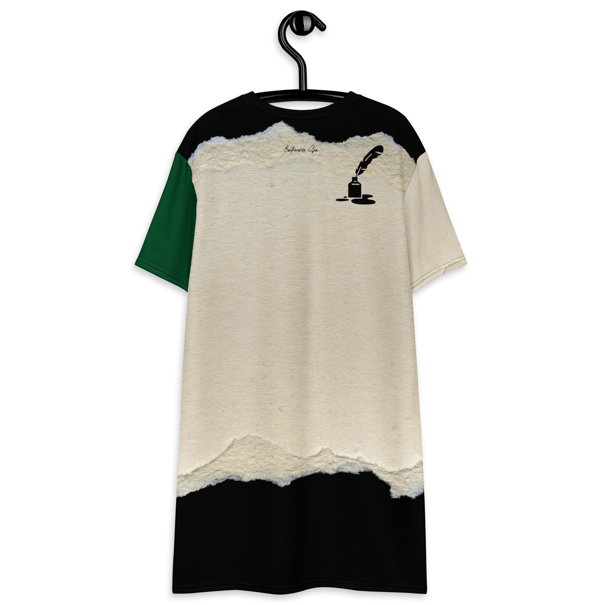 Ink Blot T-Shirt Dress (S-3X)