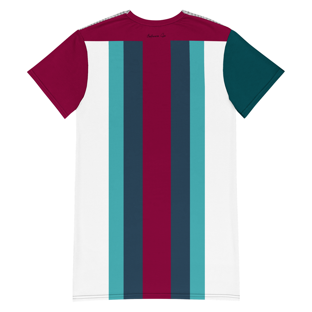 Digital Suit T-Shirt Dress (S-3X)