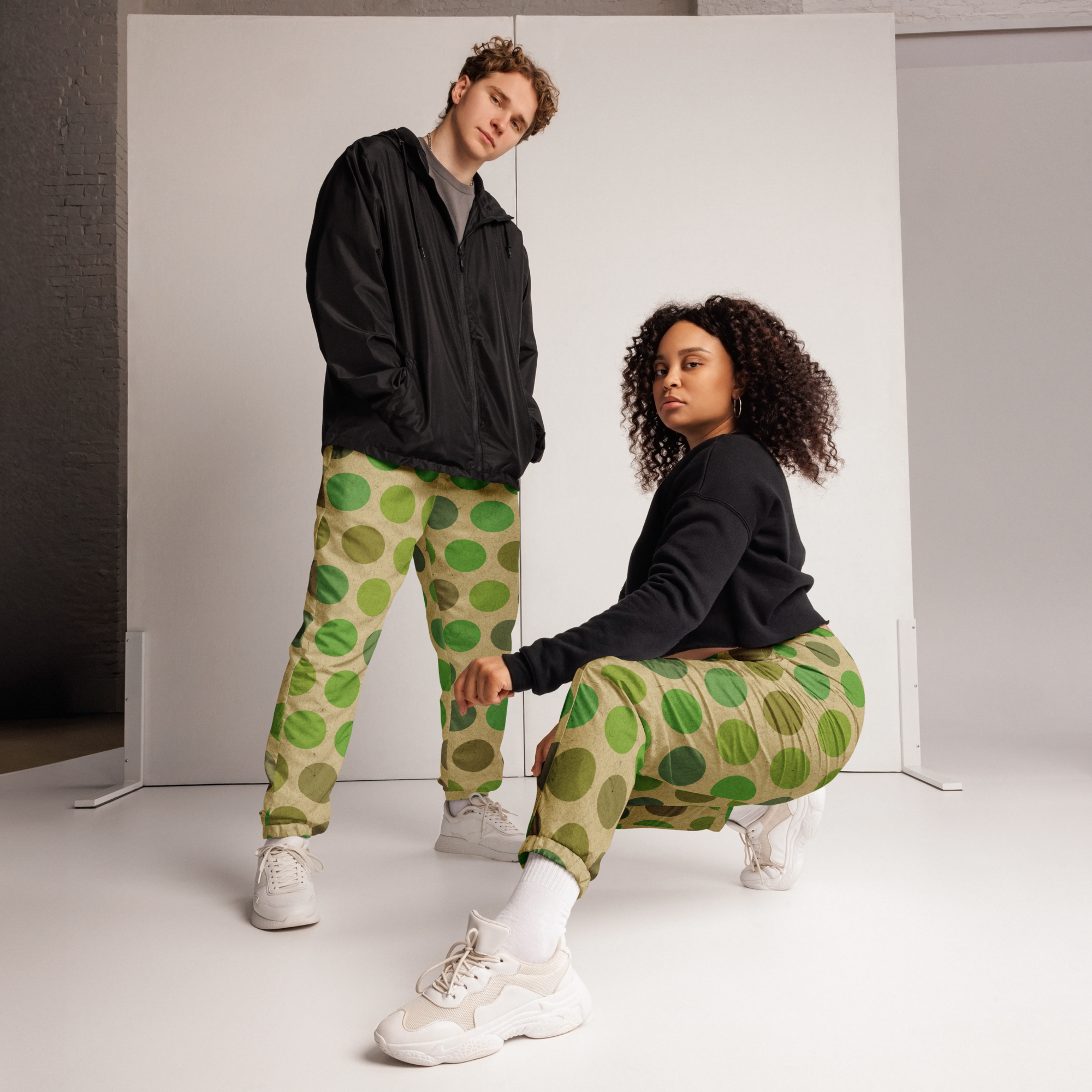Tapestry Dot Joggers (S-2X)