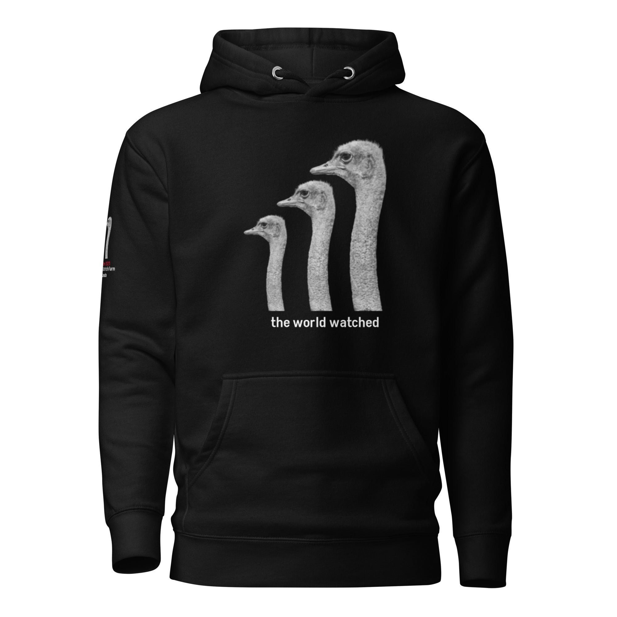 Canada Ostrich Farm Remembrance Hoodie for charity White Lettering (4 color options) S-2X