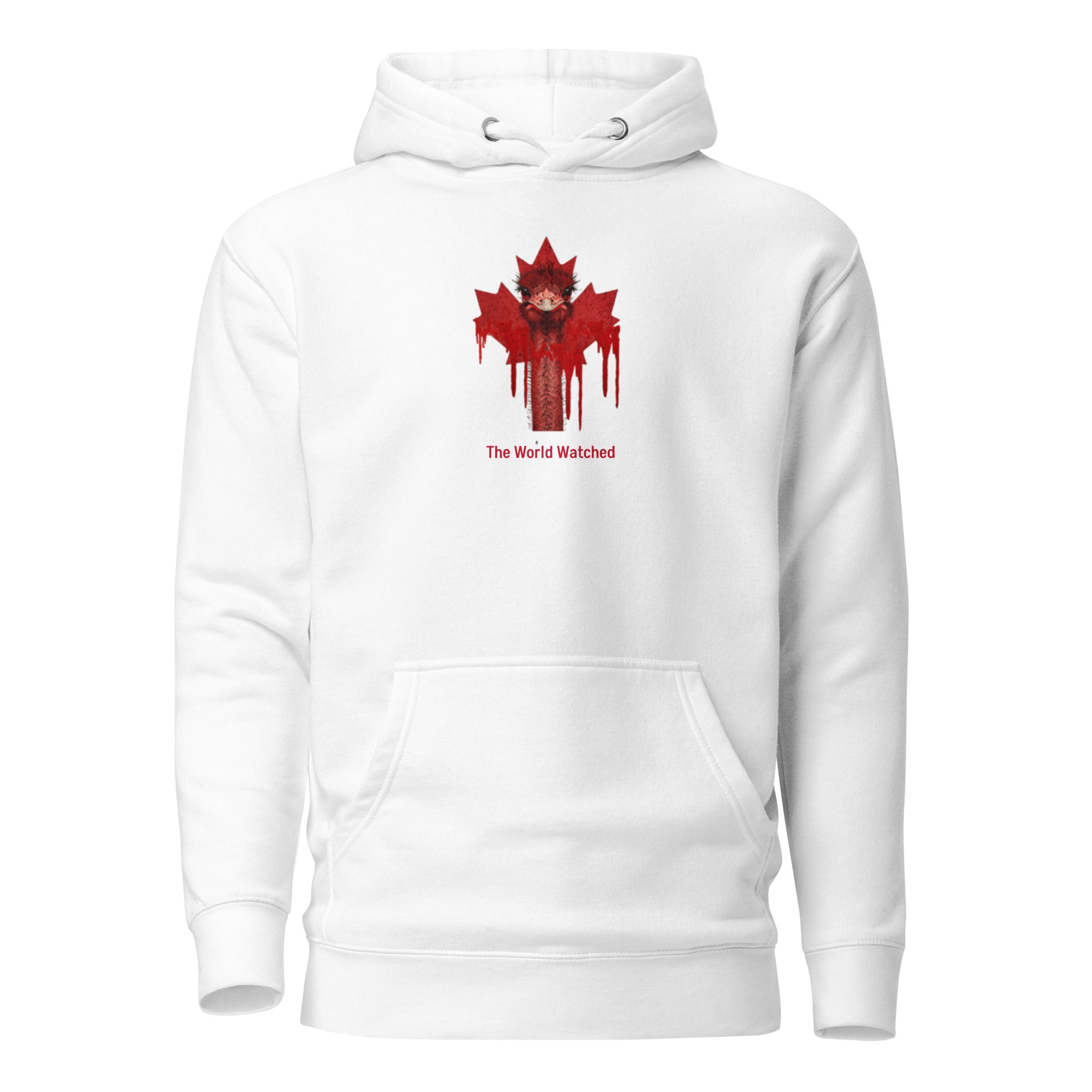 Canada Ostrich Farm Remembrance Flag Hoodie for charity (3 color options) S-2X