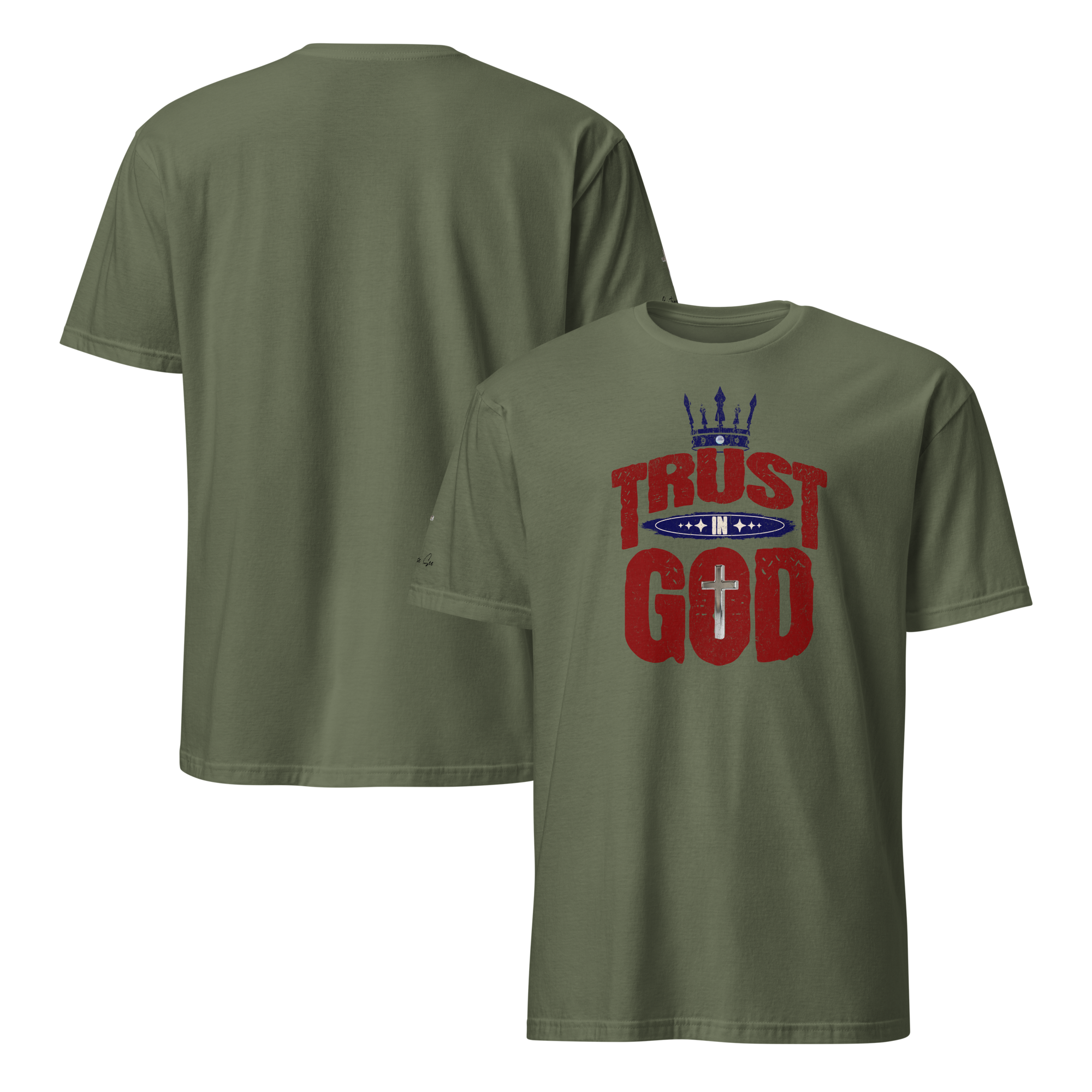 Hallelujah, Amen, and Glory to Him - Faithful Prayers and Trust in God Unisex T-shirt (S-2X) 4 COLORS