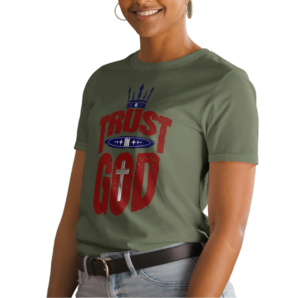 Hallelujah, Amen, and Glory to Him - Faithful Prayers and Trust in God Unisex T-shirt (S-2X) 4 COLORS