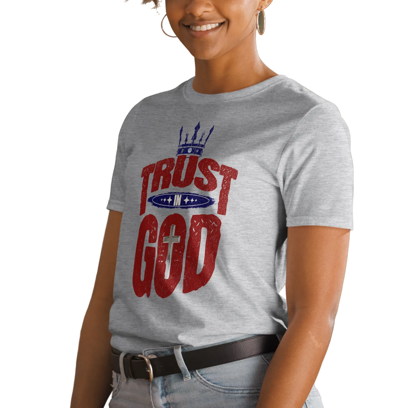 Hallelujah, Amen, and Glory to Him - Faithful Prayers and Trust in God Unisex T-shirt (S-2X) 4 COLORS