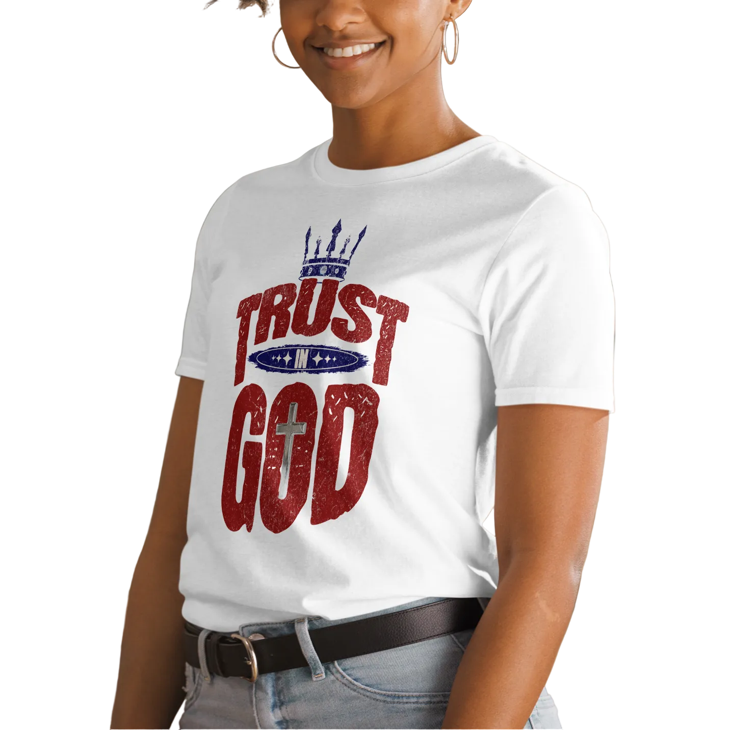 Hallelujah, Amen, and Glory to Him - Faithful Prayers and Trust in God Unisex T-shirt (S-2X) 4 COLORS
